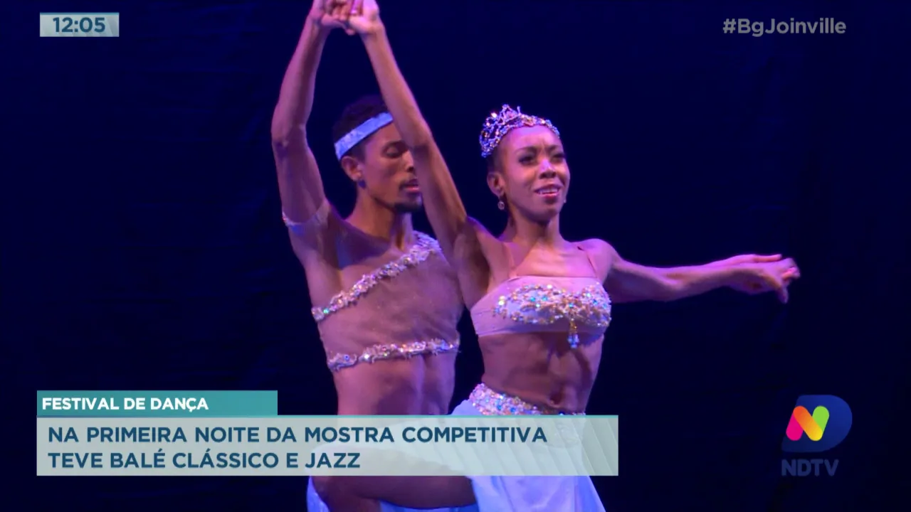 Festival de Dança: Na primeira noite da mostra competitiva teve balé clássico e jazz