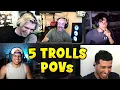 RANKED 5s WITH THE WORST PICKS POSSIBLE ft xQc Tyler1 SRO Dantes