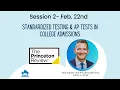 Standardized Tests AP s In College Admissions