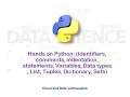 Tutorial 2 Hands on Python coding List tuple dict Step by Step