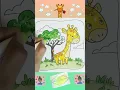 Giraffe Gaze Relaxing Coloring Pages to Brighten Your Day
