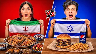 تحدي الأكل من كل بلدان العالم 🌍🍔 | جومانا راحت فيها !!