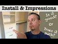 CloseMaid BrightWood closet organizer install impressions