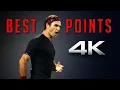 Roger Federer - Best Points in 4K Insane Highlights