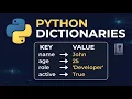 Python Tutorial for Beginners Dictionaries in Python Explained