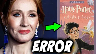 el gran error de jk rowling en el c liz de fuego harry potter explicado