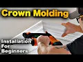 Install Crown Molding On Cabinets - 2 EASY DIY Cutting Methods