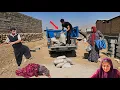 Lagu Ayas went to the city to buy materials to start building a house (Kohrig family)