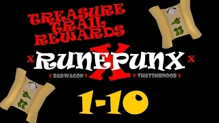 OldSchool Runescape Treasure Trail Rewards 1-10