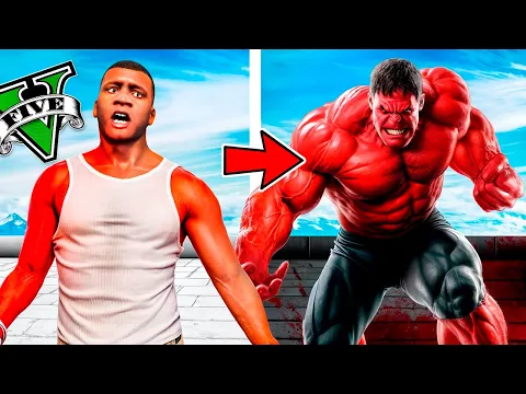 ME CONVIERTO en RED HULK en GTA 5
