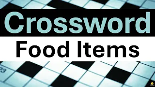 Crossword Puzzle - Category Food