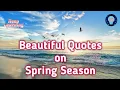 Quotes on Spring Season Beautiful Quotes