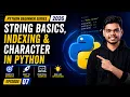 Python String Explained Basics Indexing Length Python Beginner Series in Tamil 2026