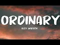 Download Lagu Alex Warren - Ordinary (Lyrics)