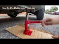 Broz HEAVY DUTY HYDRAULIC BOTTLE CAR JACK