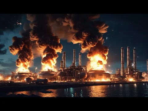 Download MP3 Iran's Oil Refinery and Power Plant Successfully Destroyed by Israel!! US Proud of Israeli Air Force