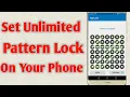 Set impossible pattern lock for strong security