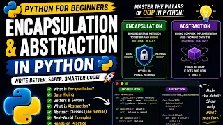 Python Encapsulation Abstraction Explained for Beginners OOP Part 4