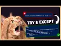 Error handling with Python explained as if you were a Neanderthal lol