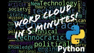 How to create a word cloud in 5 minutes using Python