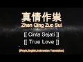 Download Lagu Zhen Qing Zuo Sui [[ 真情作祟  ]] Cinta Sejati/ True Love  [Pinyin,English,Indonesian Translation]