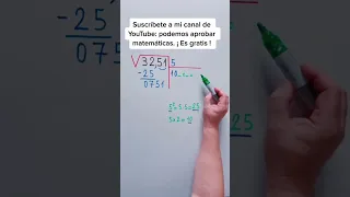 La RAÍZ CUADRADA 