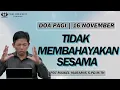 DOA PAGI |  Pdt. Maikel Maramis, S.Pd, M.Th | 16 Nov 2025 | 05:00 WITA | GSKI REHOBOT TOMOHON
