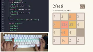 ASMR Programming - JavaScript 2048 Game