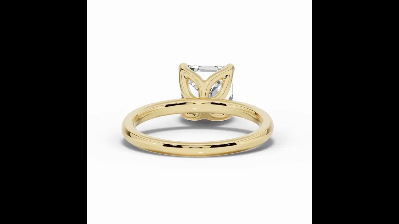 Asscher Lustre Solitaire