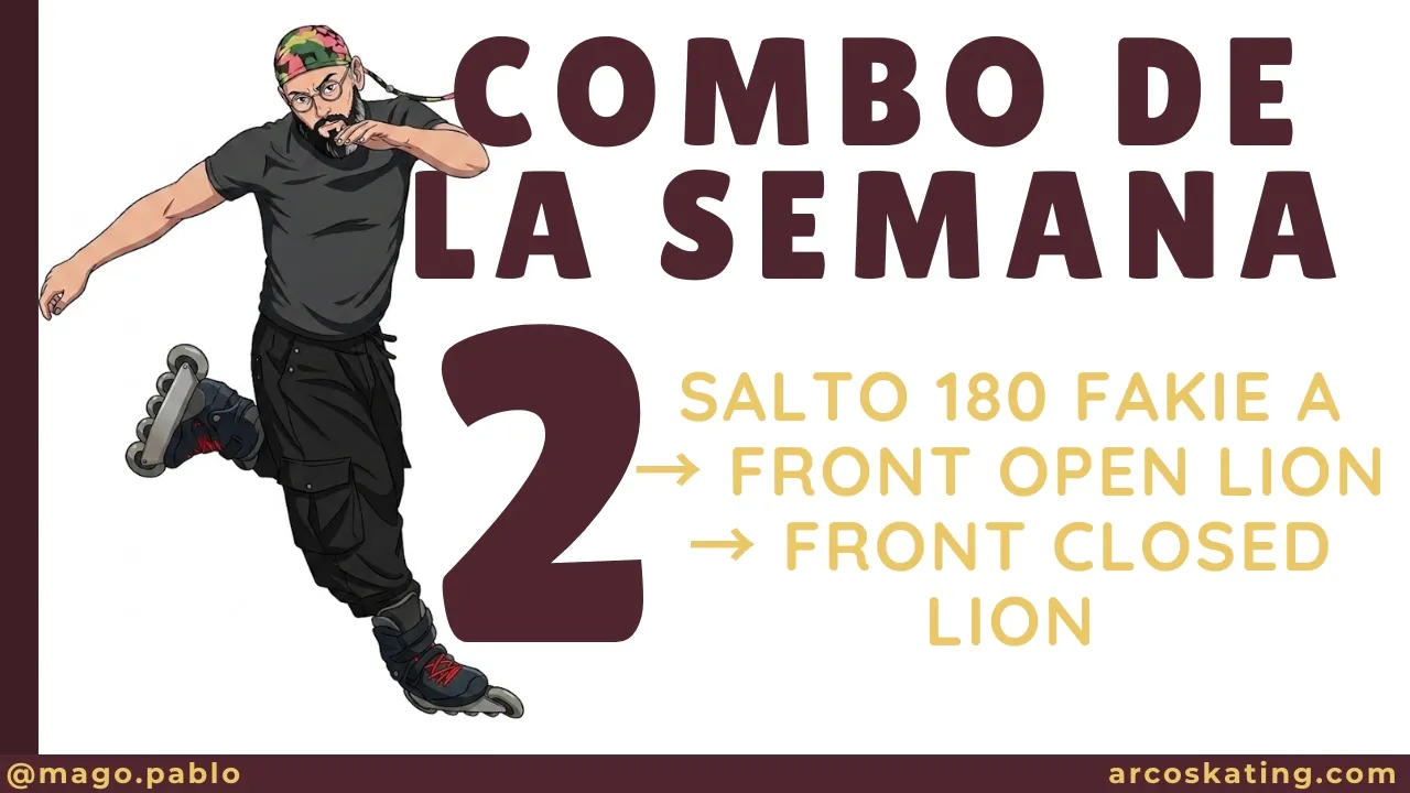 Salto 180 + Front Open Lion + Front Closed Lion