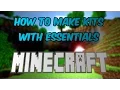 Minecraft Tutorial - How to Make Kits With Essentials Any Version