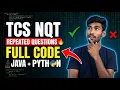 TCS NQT Repeated Questions Solved Python Java C TCS NQT Preparation 2026 Crack TCS NQT