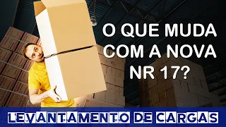 Movimentação manual de cargas na nova NR 17