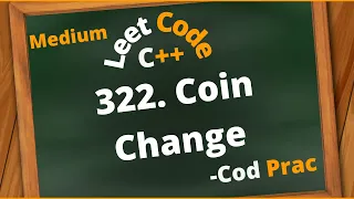 322 Coin Change Leetcode Hindi C