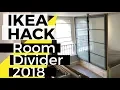 Studio Apartment Room Divider - IKEA HACK
