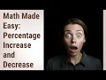Mastering the Math Learn to Calculate Percentage Increase and Decrease Easily