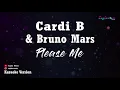 Cardi B & Bruno Mars - Please Me (Karaoke Version)
