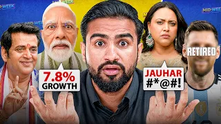 Swara's jauhar Controversy, Messi Retires, Modi celebrates GDP | Midweek