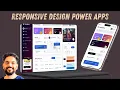 CREATE Amazing Power Apps Responsive Dashboards Now Responsive App Power Apps