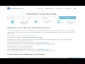 Oklahoma Court Records On Demand Search