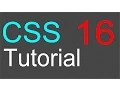 CSS Tutorial for Beginners - 16