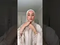full coverage hijab tutorial with earrings