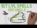 1ST LEVEL SPELL Entangle 5E