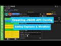 Creating a JSON API config in silverbullet 1 4 1 pro Adding captures wordlists itspyguru