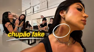 Fiz um Chupão Fake e Gravei A Reação Da Casa!!