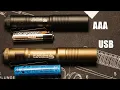 Streamlight Microstream USB vs AAA Comparison