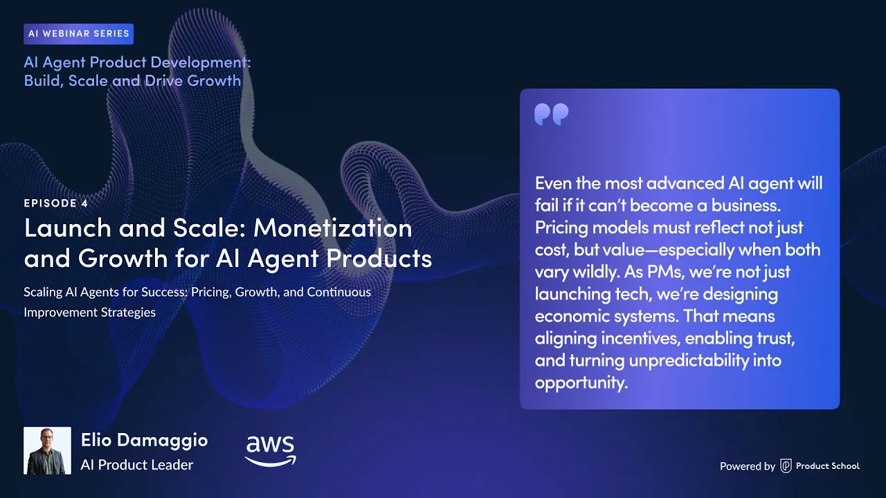 Launch and Scale: Monetization and Growth for AI Agent Products (Episode 4)  - YouTube thumbnail