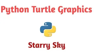 Python Turtle Graphics - Starry Sky