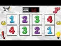 Lagu Numbers Say The Word On Beat Challenge | SCORE BOARD | Easy Medium Hard | Fast Rhythm Test
