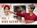 Download Lagu [Reaction] IU \u0026 Bo-gum react to their kiss scene | When Life Gives You Tangerines | Netflix [EN CC]